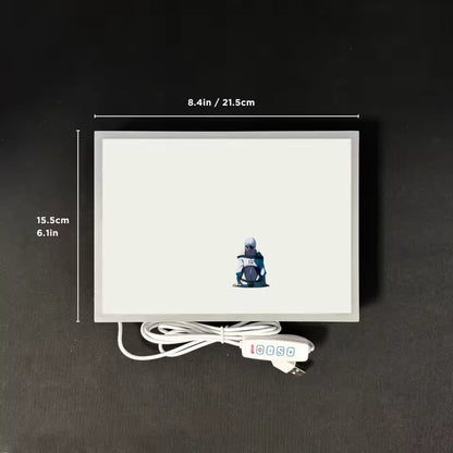 Cyberpunk Anime LED Art – Dimmable USB Frame